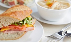 $32 for Dinner for Two at Green Market Cafe with Movie Passes ($46.48 Value)