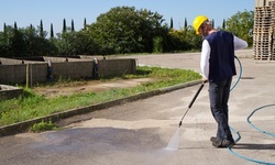 $63 for Pressure Wash for a Two-Car Driveway and Sidewalk from Aall Bright ($200 Value)