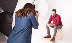 In-Studio Business Headshots with Three or Five Digital Images at Maya Mouis - Photo Atelier (Up to 68% Off)