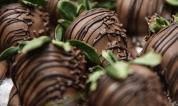One Dozen Chocolate-Covered Strawberries with Optional Customized Writing at Berries by Quicha (Up to 43% Off)