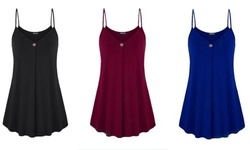 Leo Rosi Women's Debbie Button Tunic Tank S-2X
