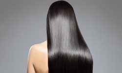 Keratin Treatment with Optional Haircut at Gallery of Beauty (Up to 54% Off)