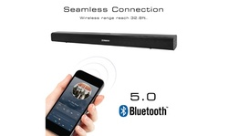 Fisher Wireless TV Bluetooth Surround Soundbar Speaker System Stereo Sound Bar