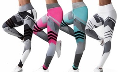 Women Sport Pants Workout Leggings Yoga Fit High Waist Trousers