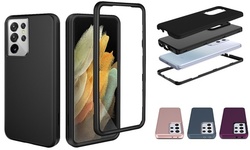 AICase 3 In 1 Shockproof Slim Armor Case For Samsung Galaxy S21 Ultra