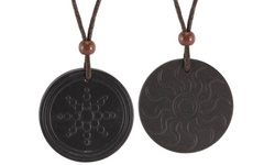 Natural Quantum Scalar Energy Neg ions Pendant Necklace EMF Protection Necklace