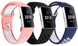  Breathable Silicone Bands for Fitbit Charge 3/4