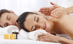 Couple's Deep-Tissue Massage with Hot Stones at O Chi Reflexology (Up to 58% Off). Two Options Available.