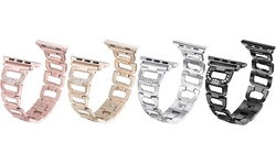 LUXE Stainless Steel Bling Band Bracelet for Apple Watch Series 6/5/4/3/2/1