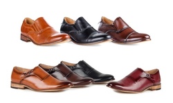 Gino Vitale Men's Cap Toe Brogue Dress loafers