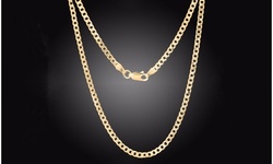 14K Gold 3MM Curb Chains by Simply.925
