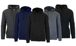 Men's Fleece-Lined Pullover or Zip-Up Hoodie Sweatshirt (M-2XL)