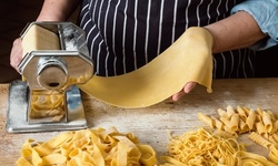 iMounTEK Stainless Steel Pasta Maker with Adjustable Thicknesses Settings