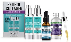 Sculpt Retinol Collagen and Facelift Kit (3-Piece)