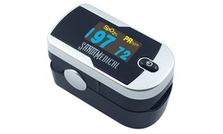 Santamedical Generation 2 OLED Fingertip Pulse Oximeter-Silver (SM-1100S)