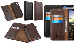 WalvoDesign Folio iPhone 7-8-7/8 Plus iPhone X-XS-XR-XS Max Wallet Case for Men