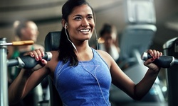 One-Month Gym Membership with Optional Two Classes per Week at Capital Fitness (Up to 61% Off)