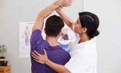 $46.50  for X-Rays, Exam, Adjustments and Trigger Point Treatments at Hands on Health Chiropractic ($354  )