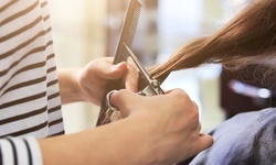 Haircut with Conditioning, Partial or Full Highlights, or Full Color with Kit at Urban Hair Bar (Up to 49% Off)