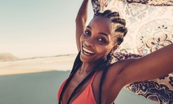 Woman's Underarm or Bikini Waxing at A and a Eyebrow Threading, Waxing, Facials, Henna Tattoo (Up to 55% Off)
