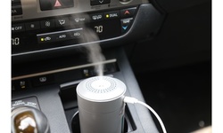 3-in-1 Car Cupholder Air Humidifier and Diffuser with LED Night Light