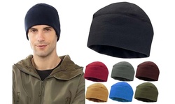 Fleece Watch Cap Skull Beanie Cap Men Winter Hat for Daily and Sports