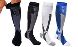 Mens Compression Socks 20-30 mmHG Pain Relief Calf Leg Foot Support Stocking