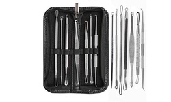 Blackhead and Pimple Remover Kit - 7 Surgical Extractor Tools 