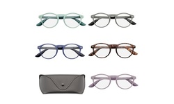 Emblem Eyewear - Reading Glasses Womens Mens Retro Round Keyhole Reader Glasses