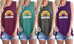 Haute Editon Women's Vibes Loose fit Tank Top. Plus size available