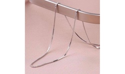 Italian Sterling Silver Box Chains 16"-30" Options
