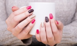 Manicure and Pedicure at Divine Touch Exclusive (Up to 59% Off). Four Options Available.