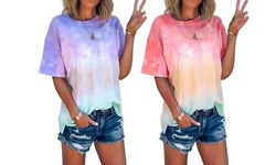 Leo Rosi Women's Ultra-Soft Tie Dye Top (S-2X)