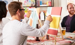In-Studio Painting Lesson for 3 People or Online Lesson for 8–100 People from Painting HangOut (Up to 53% Off)