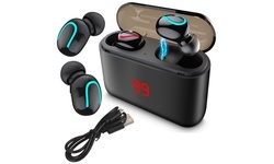 HQB-Q32 TWS Bluetooth Stereo In-Ear Earbuds Mic With Magnetic Charging Dock