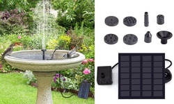 Brushless Solar Water Pump Power Panel Kit Fountain Pool Garden Watering 180L/H