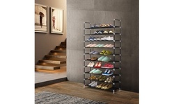 5/8/10 Tier Non-woven Space Saving Storage Closet Organizer Tower Shoe Rack