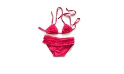 Girls' 2 Piece Ruffle Swimsuit