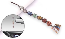 7 Chakra Gemstones Reiki Healing Crystals Tassel Wall Car Hanging Ornament