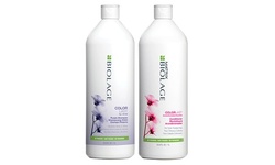 Matrix Biolage Colorlast PURPLE Shampoo with Colorlast Conditioner Liter Set