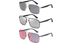 Puma FlexStyle V1 Men's Flex Metal Navigator Classic Sunglasses - PU0006S
