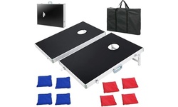 Zeny Portable Cornhole Bean Bag Toss Game Set 3FT x 2FT Tailgate Size 