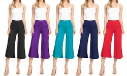 Made by Johnny Cropped Wide Leg Lounge Pants