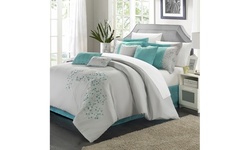 Jasmina 8 or 12-Piece Bed-in-a-Bag Embroidered Comforter Set