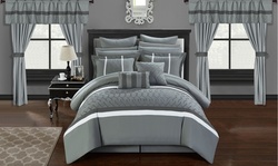 Chic Home Topaz Complete Bedroom-in-a-Bag Comforter Set (24-Piece)