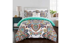 Boho Collection 8 or 6 Pc Comforter Set and 4 or 3 Pc Quilts/ Duvets