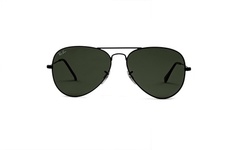 Ray-Ban Aviator Classic Sunglasses 58mm Black Frame