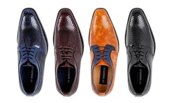 Signature Men's Tonal Lace up Derby Dress Shoes