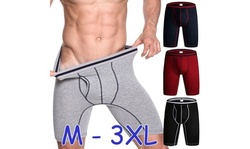 Men's Underwear Five-Point Pants Lengthen Fitness Wear Boxer
