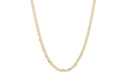 Solid 14k Yellow Gold Marina Chain